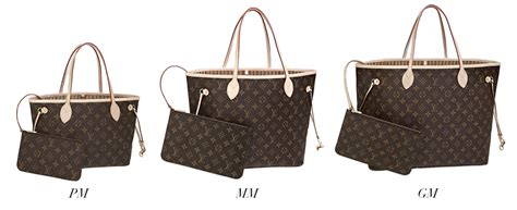 louis vuitton mm or gm|louis vuitton neverfull size comparison.